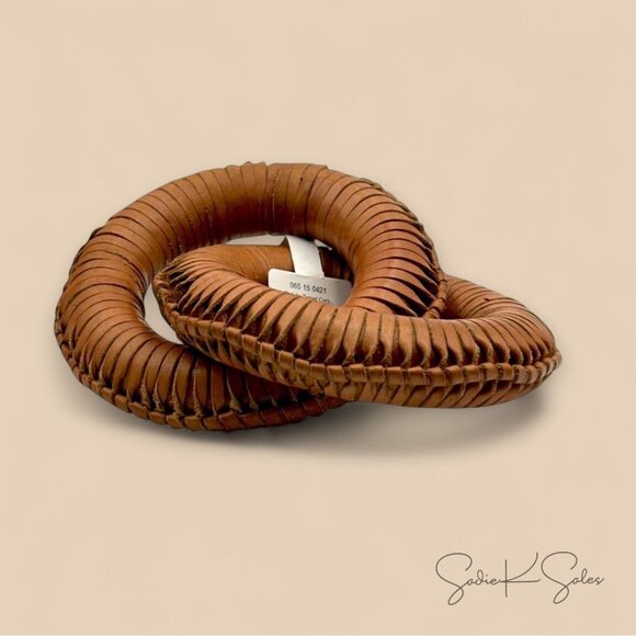Threshold x Studio McGee Leather Wood Decorative Links‎ – Brown Accent Decor - Picture 5 of 5